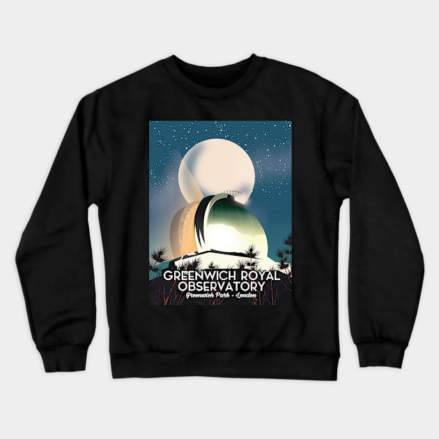 Greenwich Royal Observatory Crewneck Sweatshirt by nickemporium1